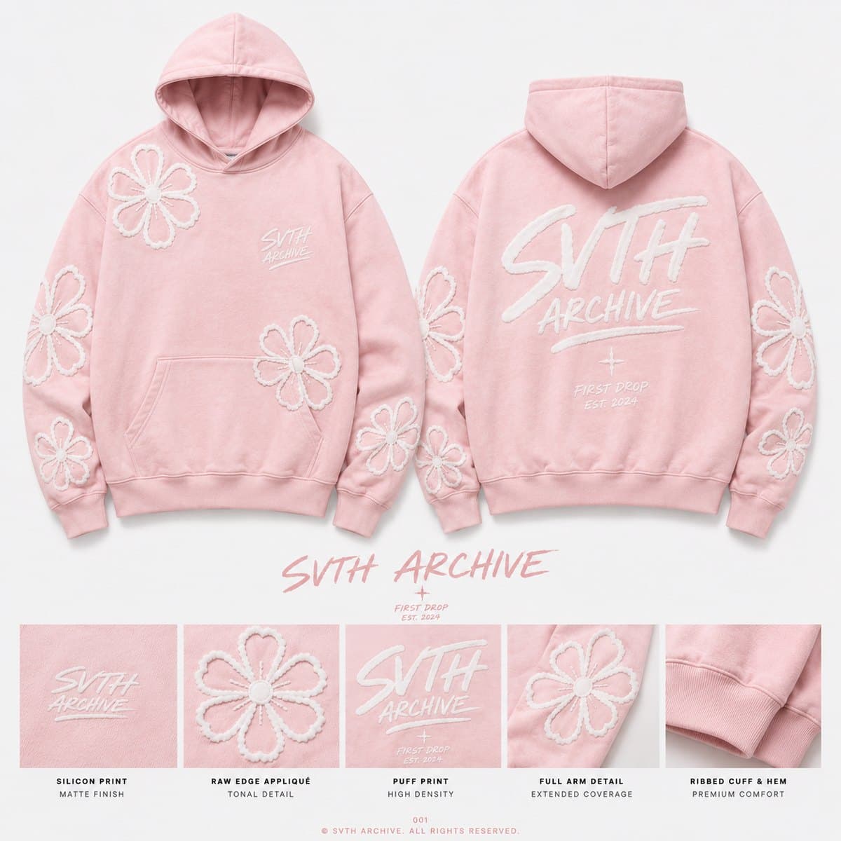 Bloom Hoodie — Rosa